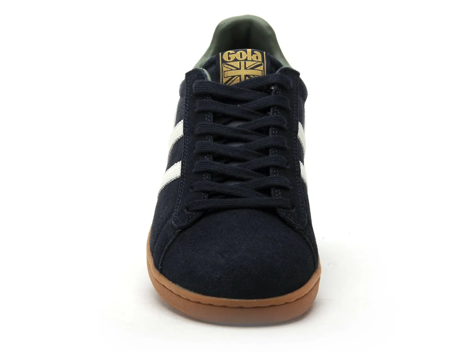 Gola EQUIPE II SUEDE CMB387 Bleu et Blanc Baskets Basses Homme