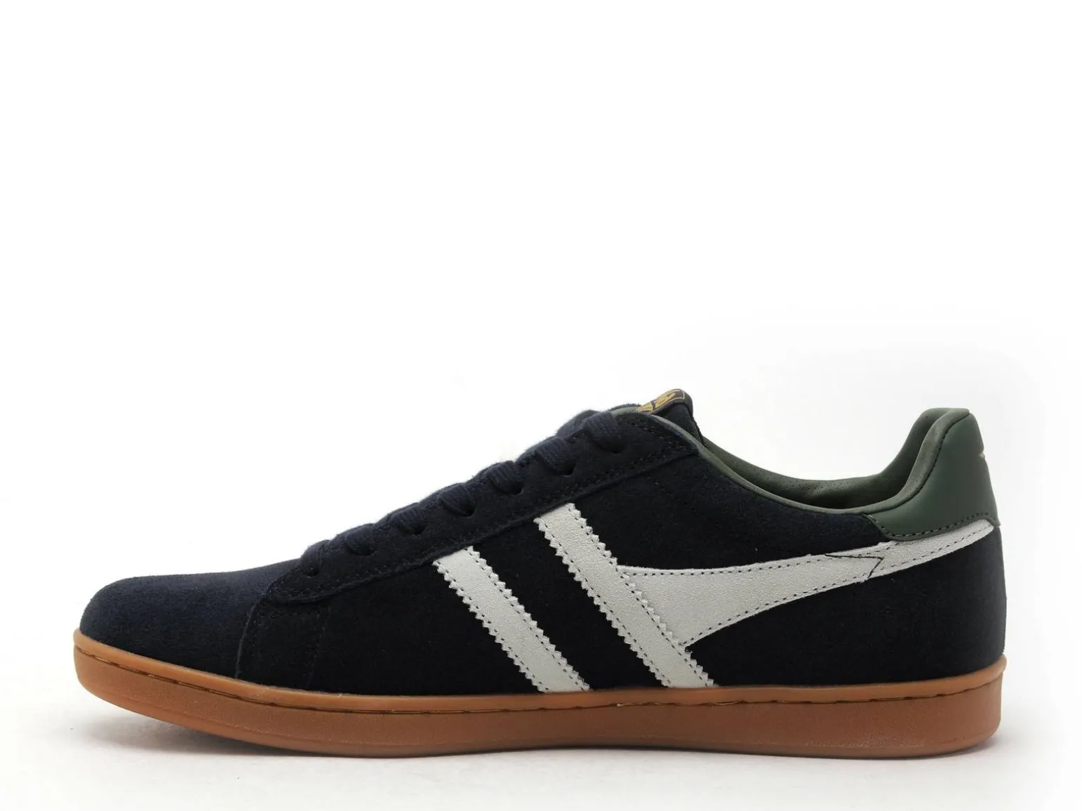 Gola EQUIPE II SUEDE CMB387 Bleu et Blanc Baskets Basses Homme