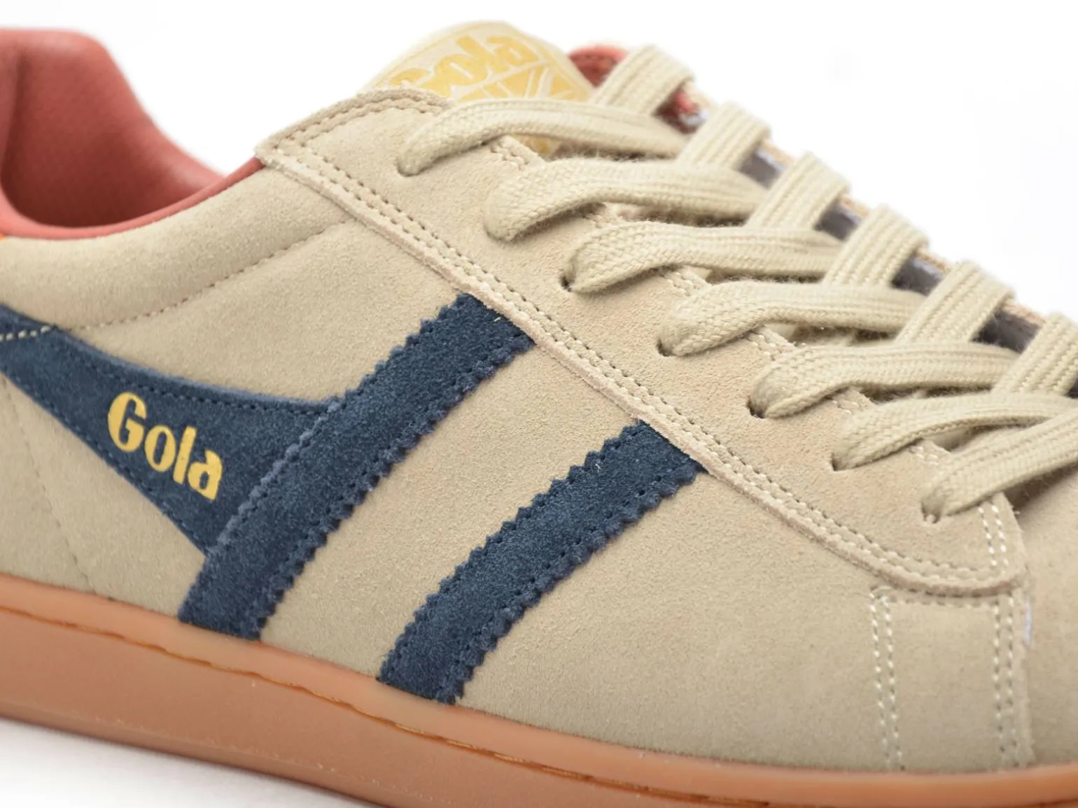 Gola EQUIPE2 SUEDE CMB387 Beige Baskets Basses Homme