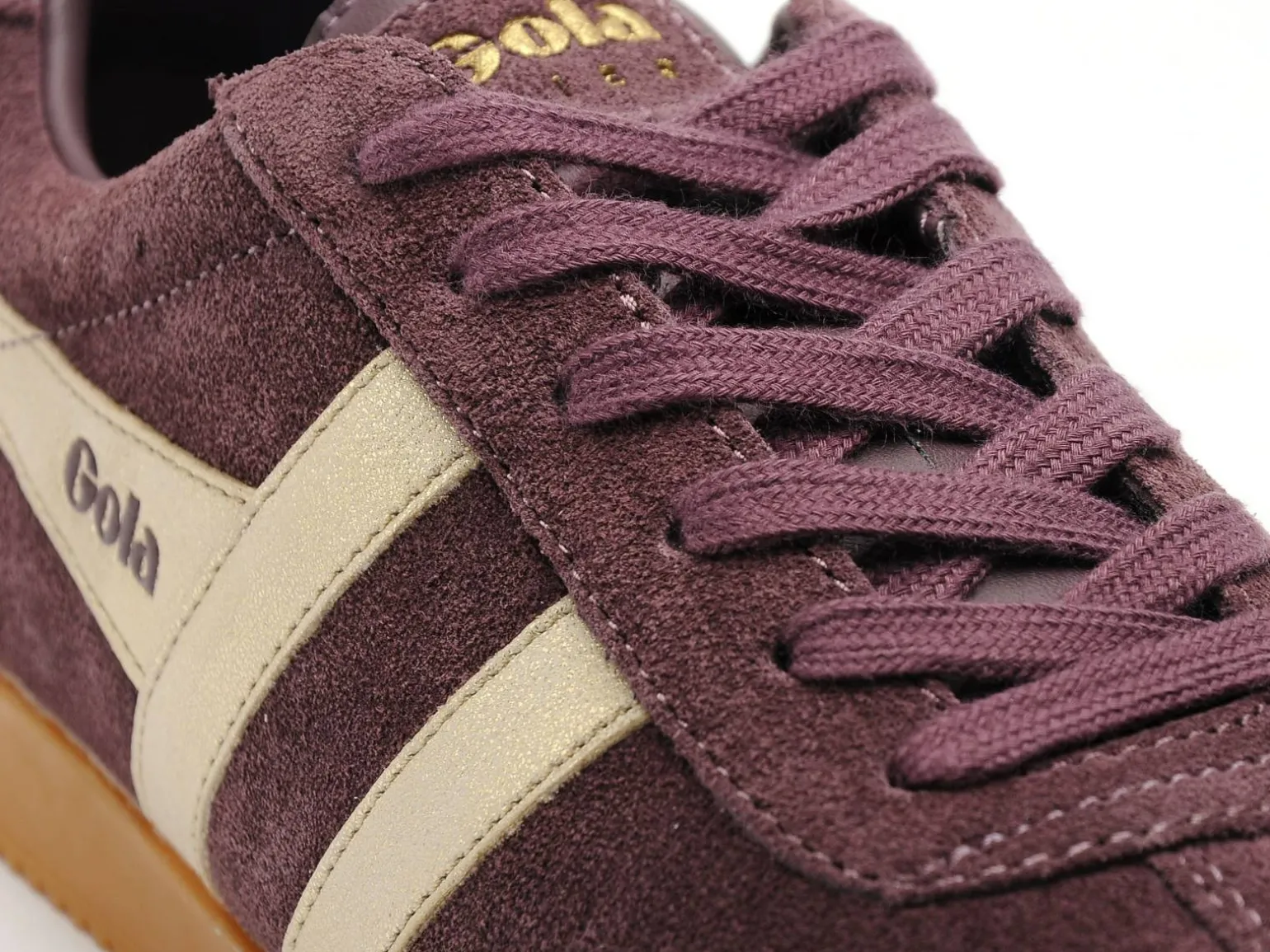 Gola HARRIER MIRROR CLA156 Bordeaux Baskets Basses Femme