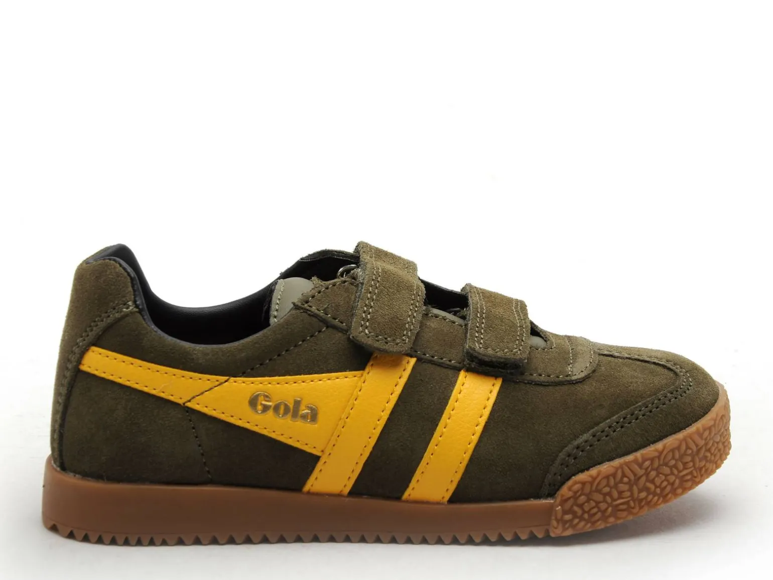 Gola HARRIER STRAP Kaki Baskets Basses Garçon