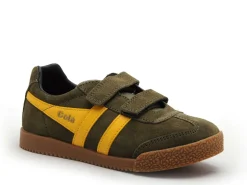 Gola HARRIER STRAP Kaki Baskets Basses Garçon