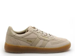 Gola HAWK SUEDE 86 CLB571 Beige Baskets Basses Femme
