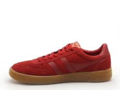 Gola HAWK SUEDE 86 CLB571 Rouge Baskets Basses Femme