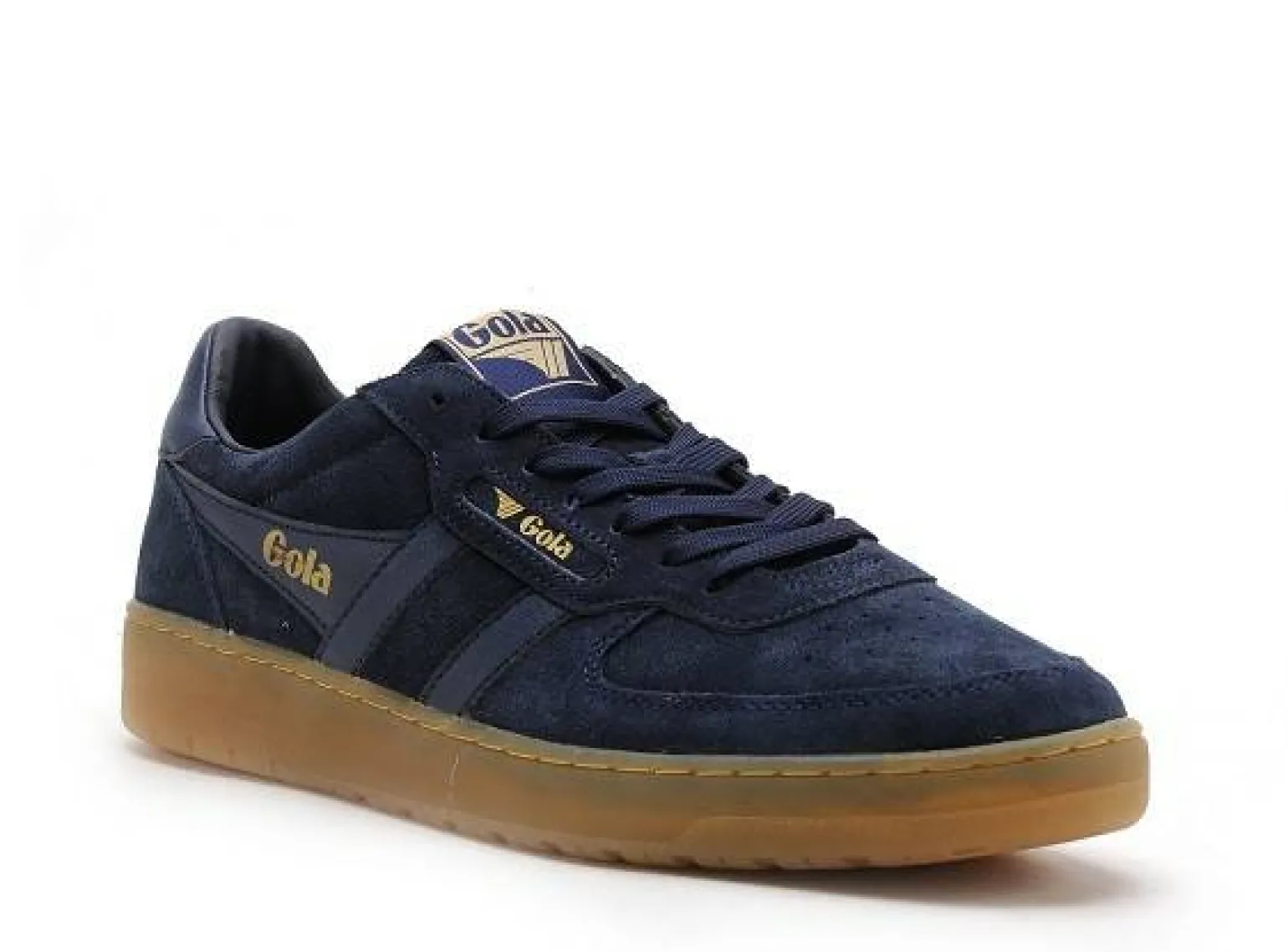 Gola HAWK SUEDE 86 CMB571 Bleu Baskets Basses Homme