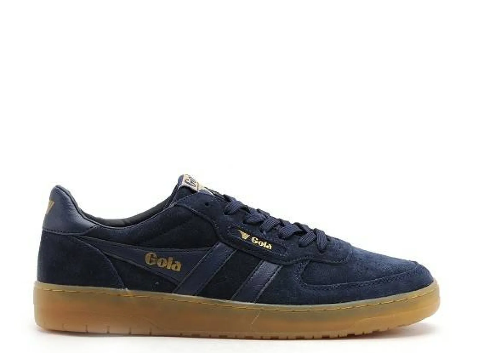 Gola HAWK SUEDE 86 CMB571 Bleu Baskets Basses Homme