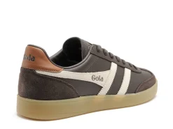 Gola VIPER LEATHER CMB744 Marron Baskets Basses Homme