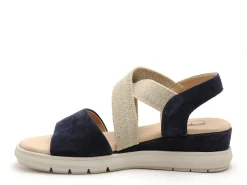 Gr GALATA Bleu Sandales à Talons Femme