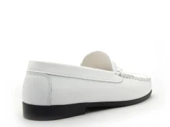 Gr MOZAR Blanc Mocassins Femme