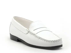 Gr MOZAR Blanc Mocassins Femme