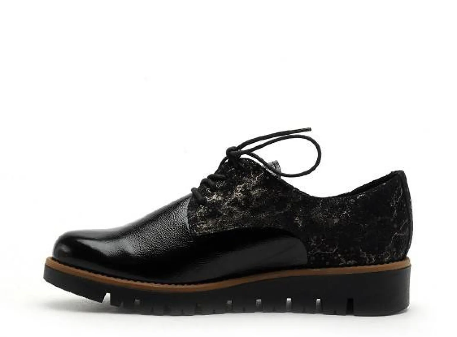 Gr PAVACO Noir Derbies Femme