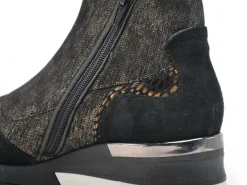 Gr SIROCO Noir Boots et Bottines à Talons Femme