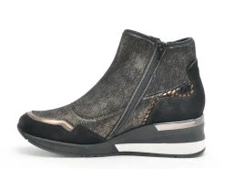 Gr SIROCO Noir Boots et Bottines à Talons Femme