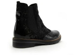 Gr TIACLE Noir Boots et Bottines Plates Femme