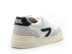 Hub COURT L68 Blanc Baskets Basses Homme