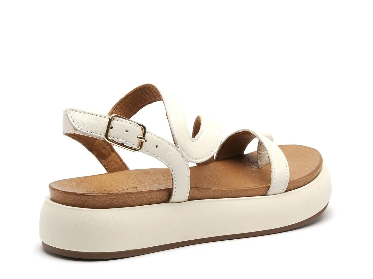 Inuovo A96003 Beige Sandales Plates Femme