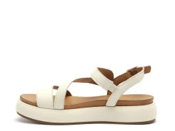 Inuovo A96003 Beige Sandales Plates Femme