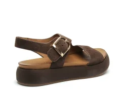 Inuovo A96064 Marron Sandales Plates Femme