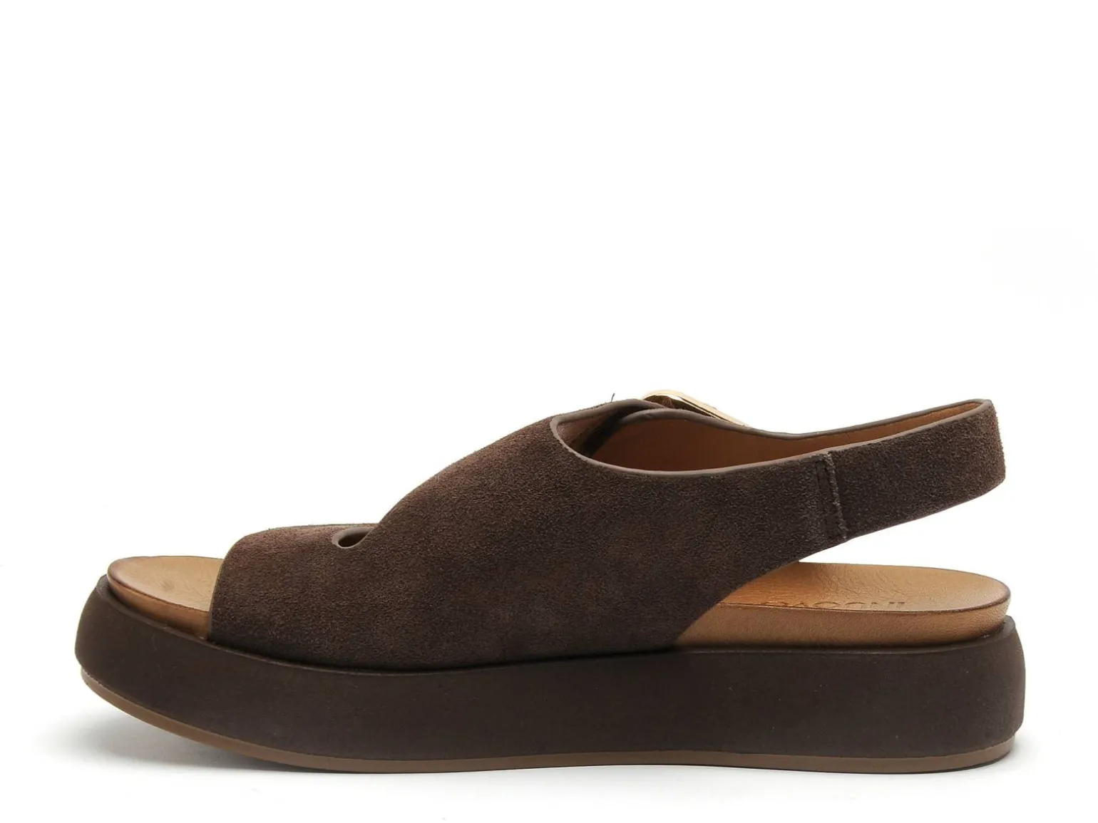 Inuovo A96064 Marron Sandales Plates Femme
