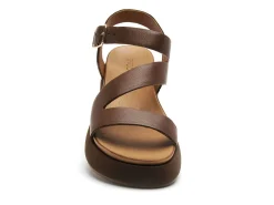 Inuovo A96001 Marron Sandales Plates Femme