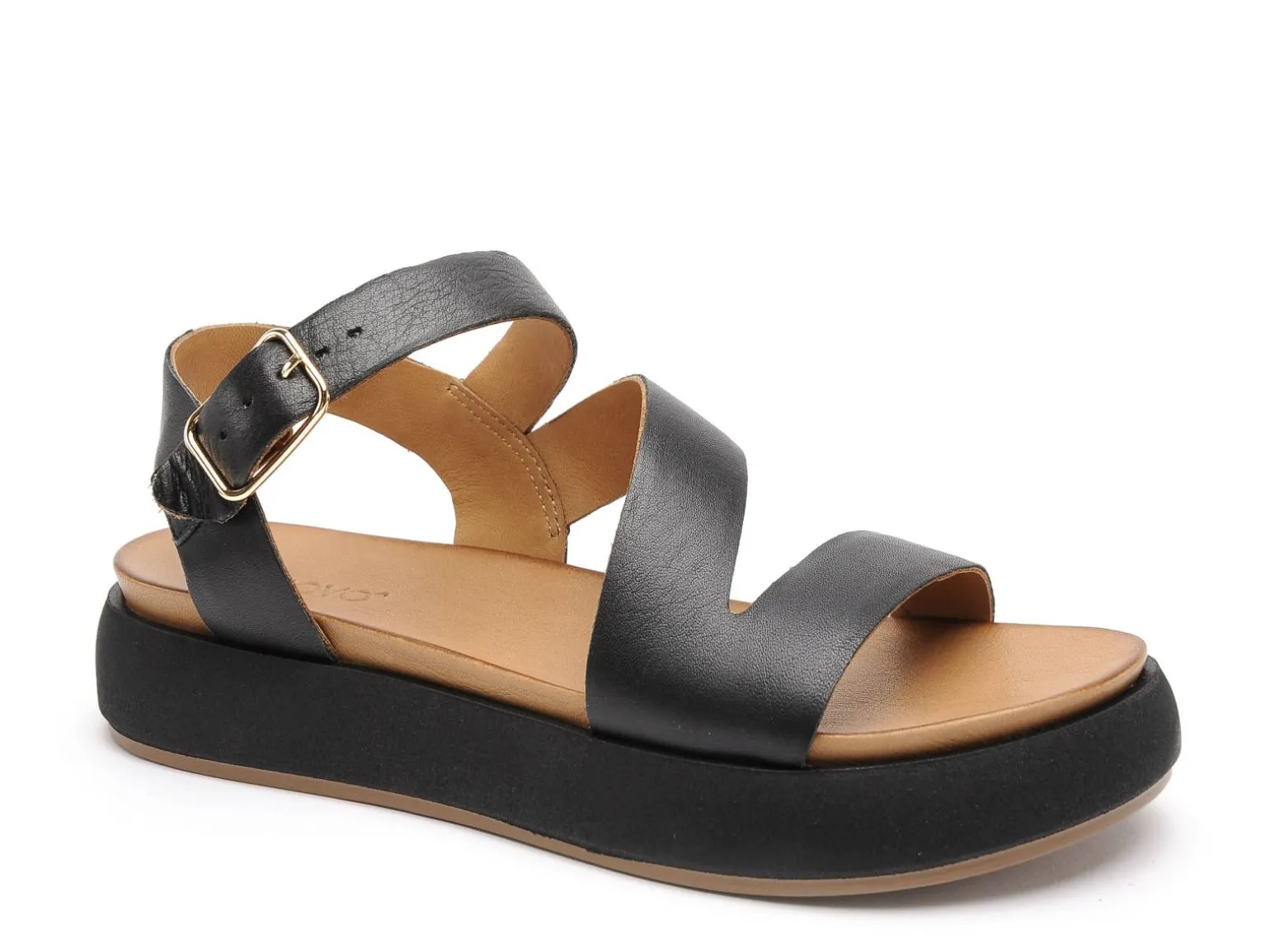 Inuovo A96001 Noir Sandales Plates Femme