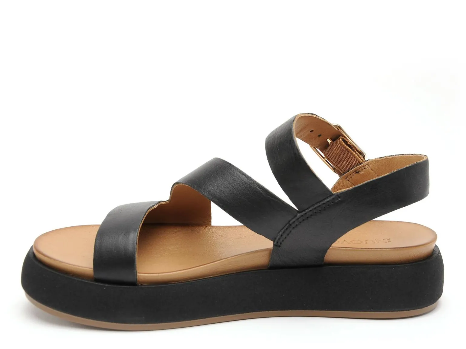 Inuovo A96001 Noir Sandales Plates Femme