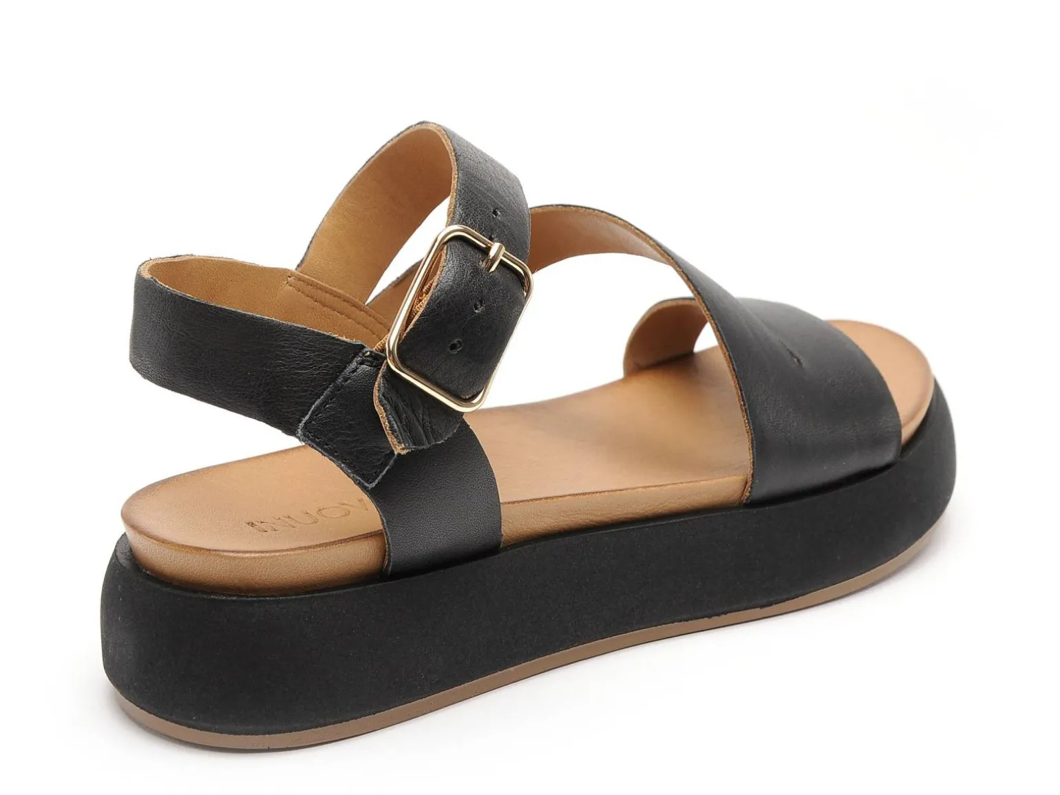 Inuovo A96001 Noir Sandales Plates Femme
