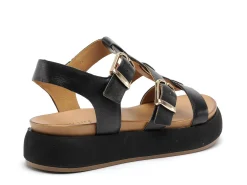 Inuovo A96046 Noir Sandales Plates Femme