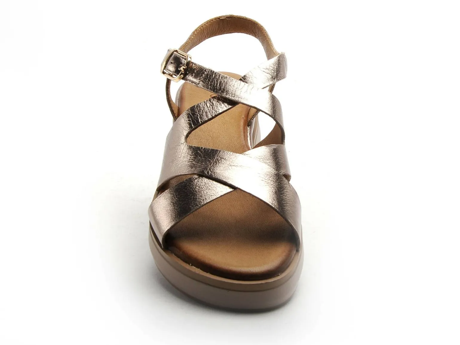 Inuovo 113120 Bronze Sandales à Talons Femme