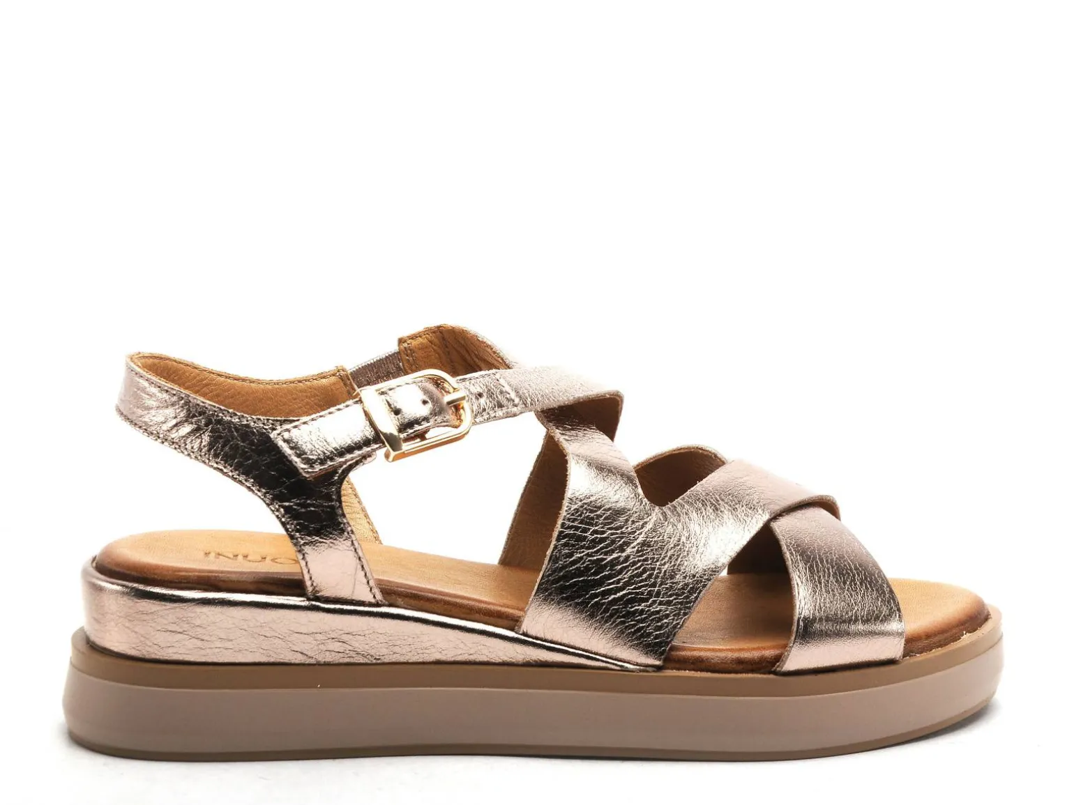Inuovo 113120 Bronze Sandales à Talons Femme