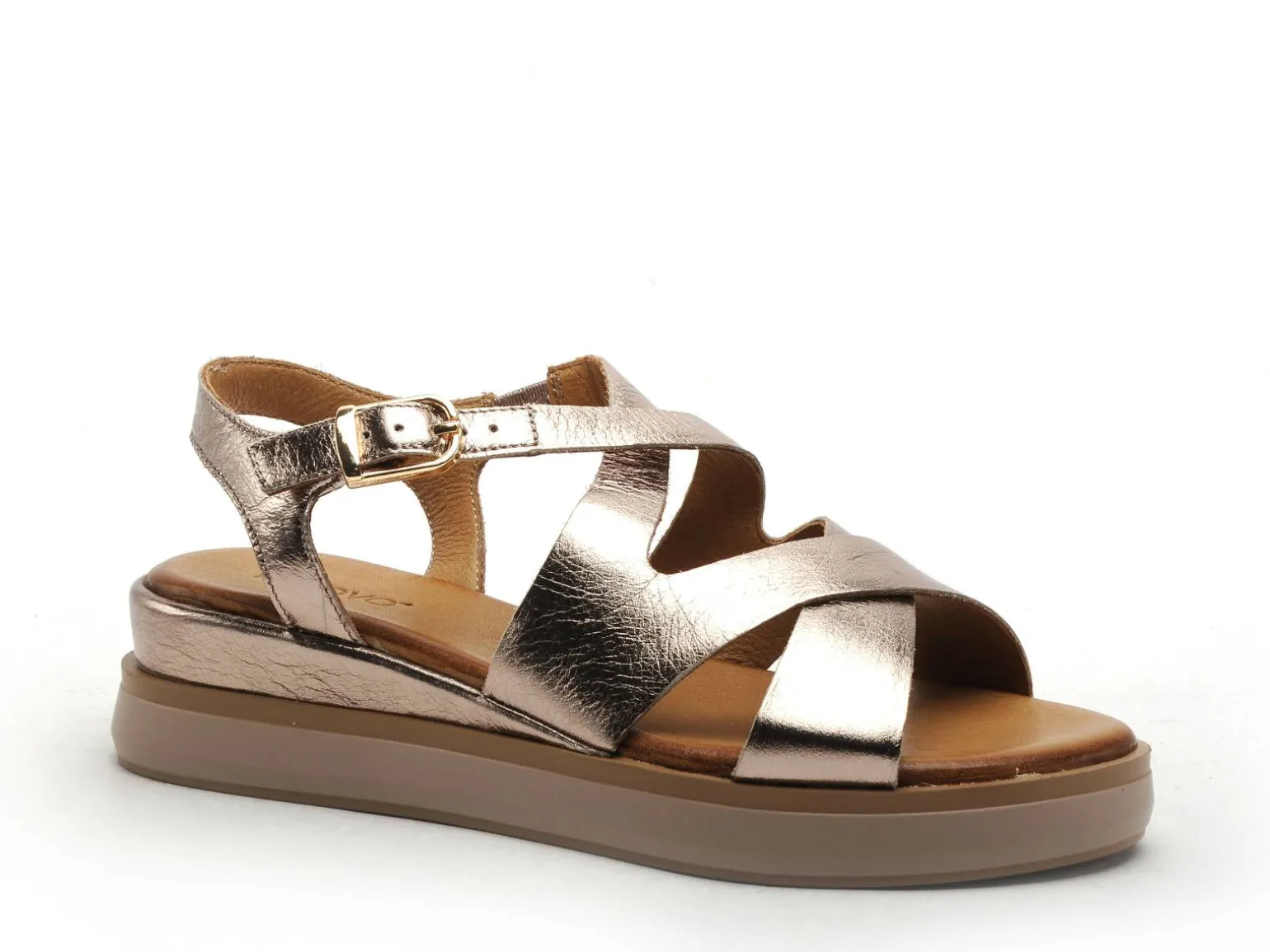 Inuovo 113120 Bronze Sandales à Talons Femme