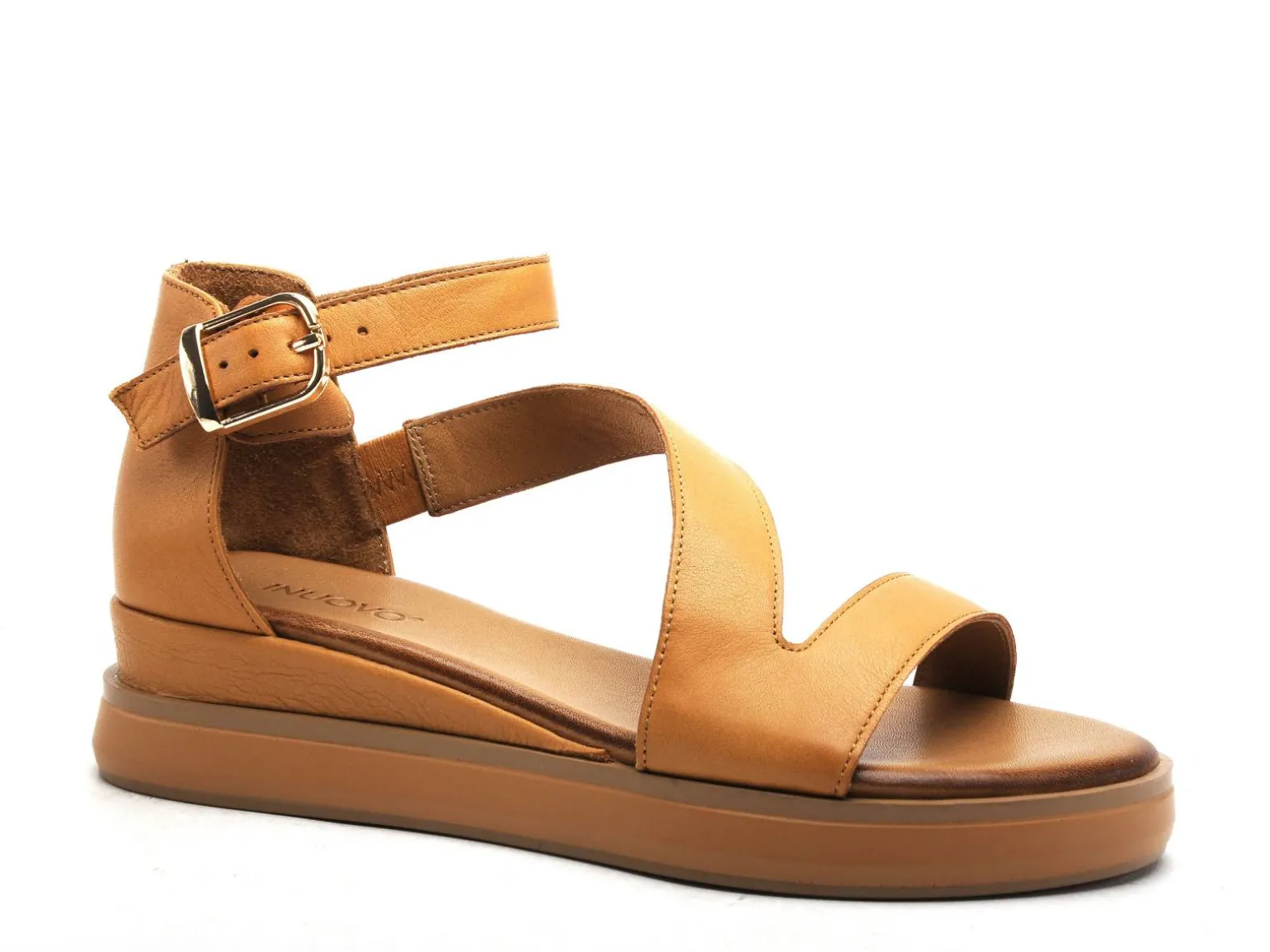 Inuovo 113119 Marron Sandales à Talons Femme