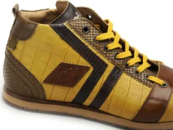 Kamogutsu Baskets TIFO 130 Jaune Boots et Bottines Homme