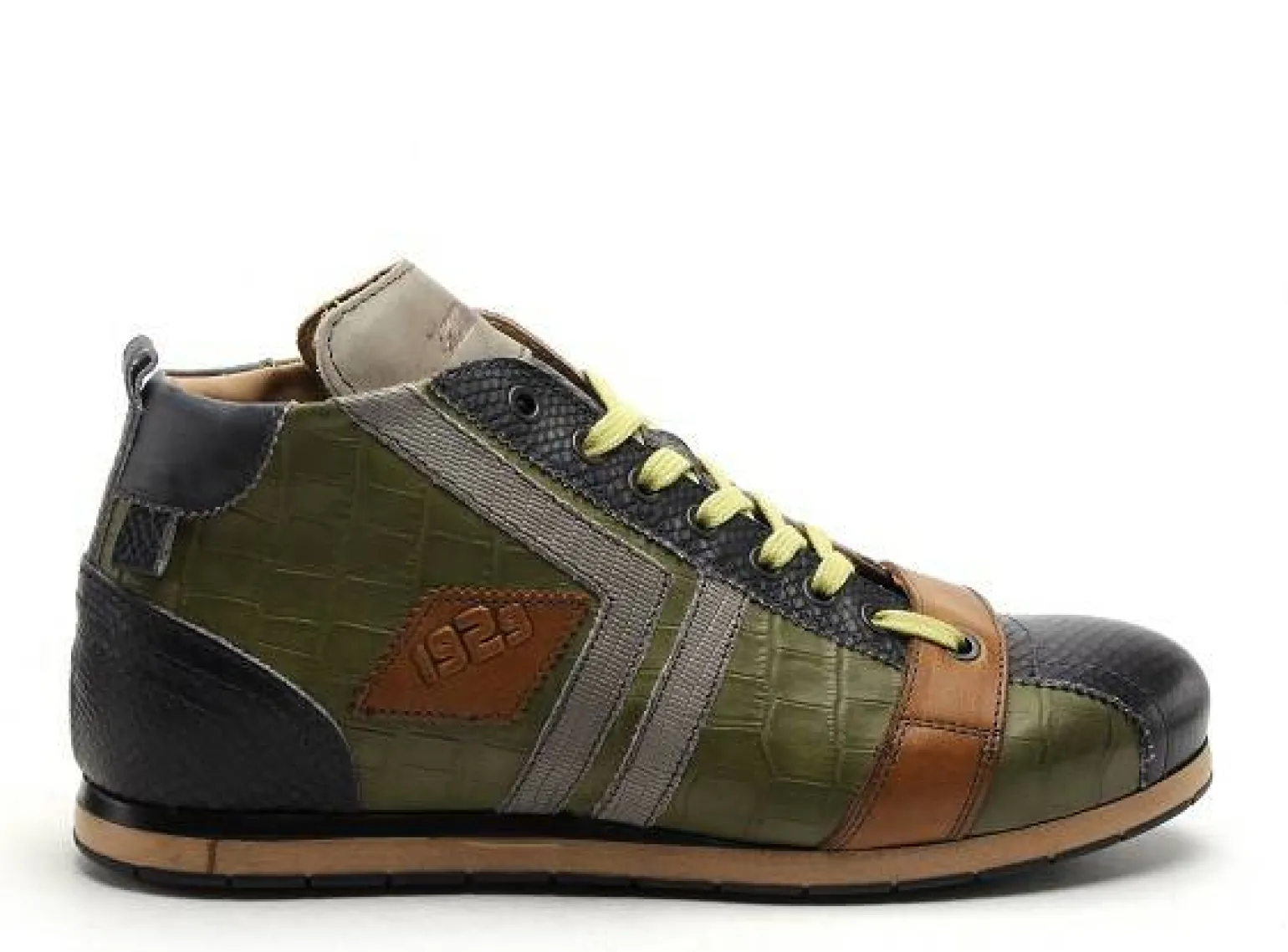 Kamogutsu TIFO 130 Vert Baskets Montantes Homme