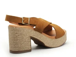 Kaola 2504 Marron Sandales à Talons Femme