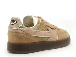 Kaotiko Baskets BOSTON V Beige Baskets Basses Femme