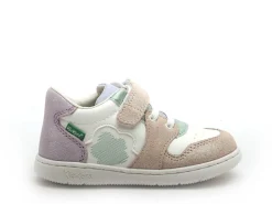 Kickers KICKBROWNIE Blanc Baskets Basses Fille