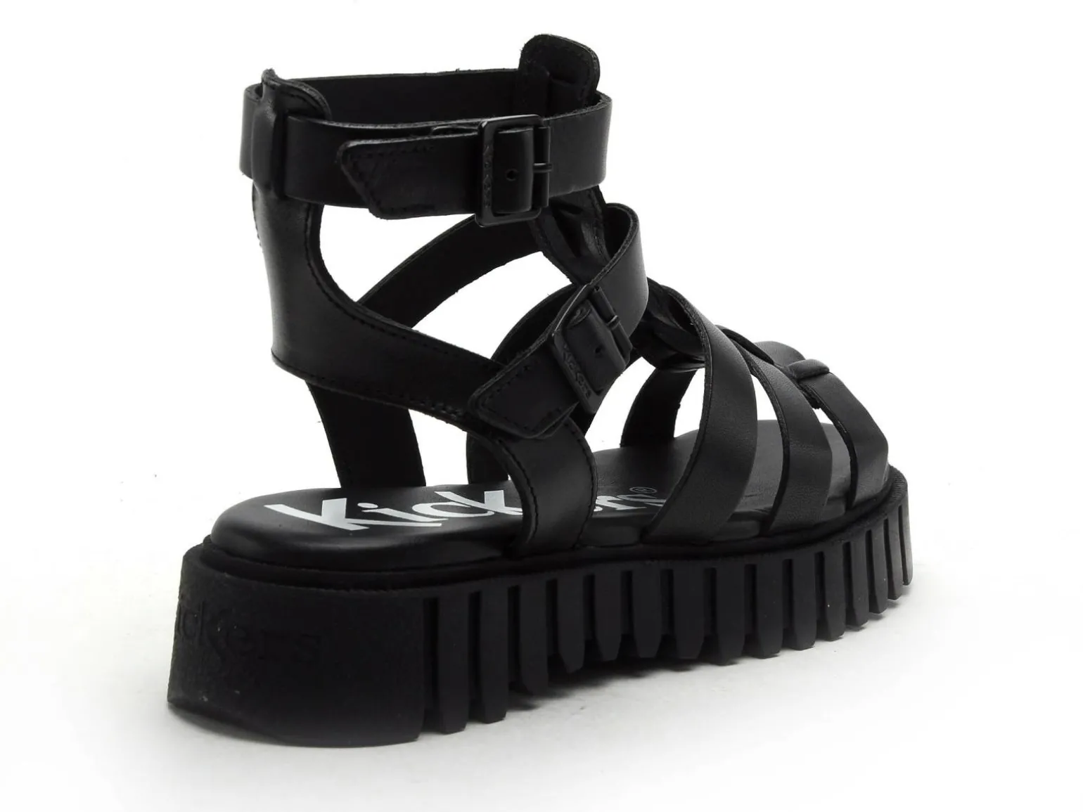 Kickers KICKFABIOLA Noir Sandales à Talons Femme