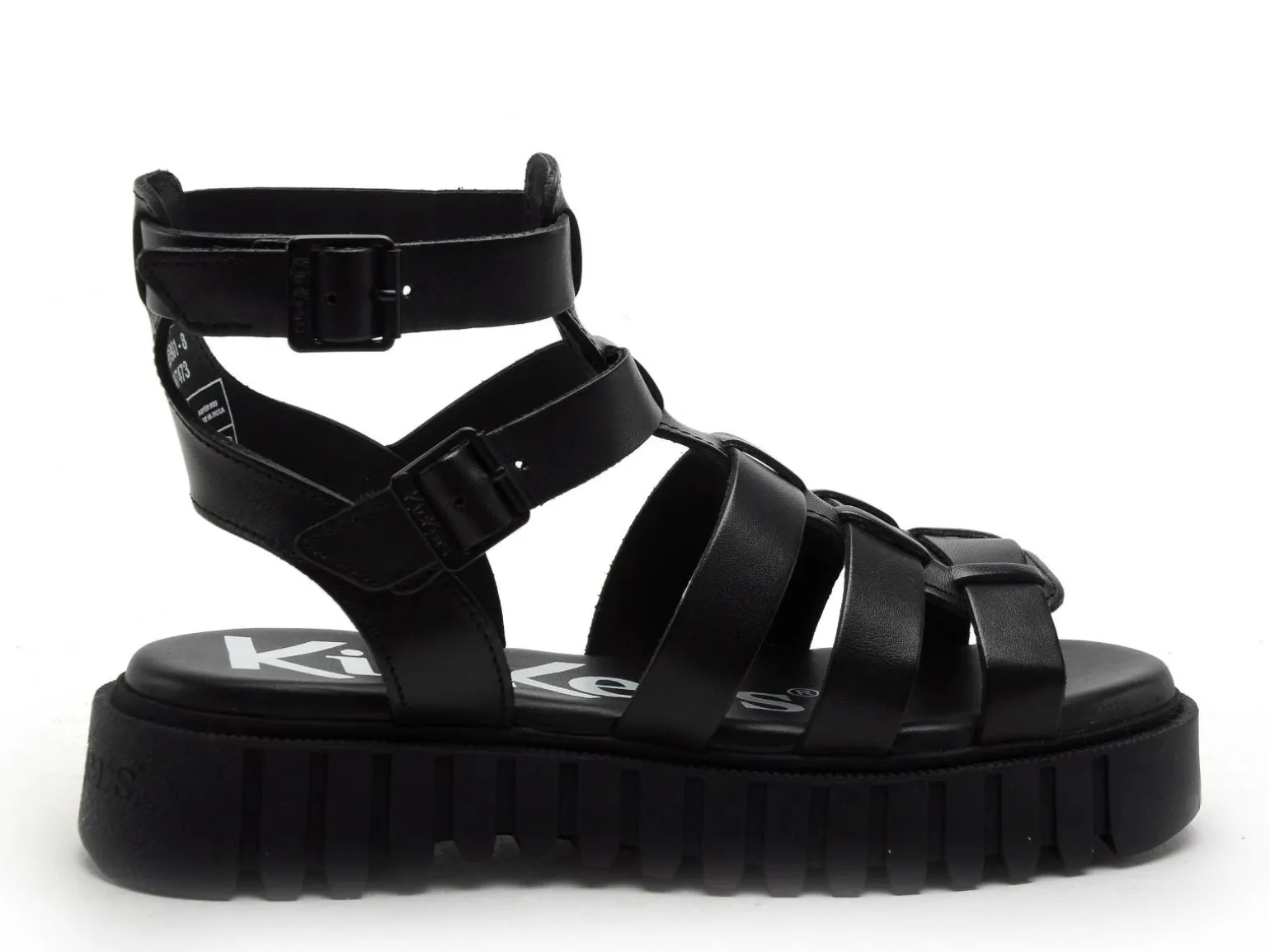 Kickers KICKFABIOLA Noir Sandales à Talons Femme