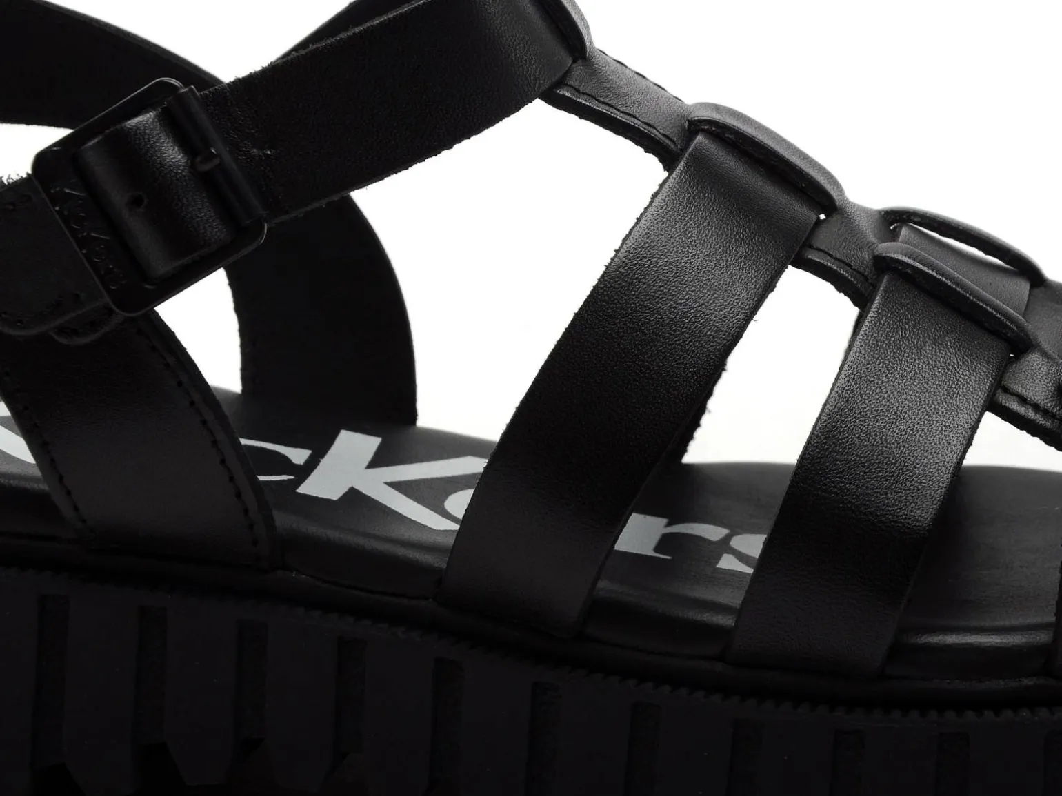 Kickers KICKFABIOLA Noir Sandales à Talons Femme