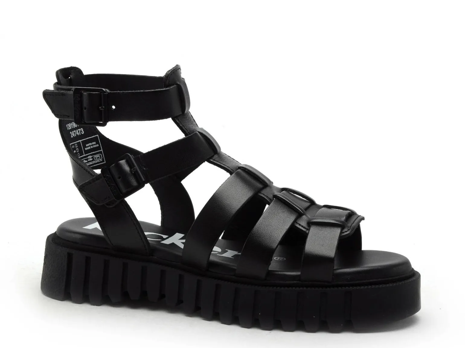 Kickers KICKFABIOLA Noir Sandales à Talons Femme