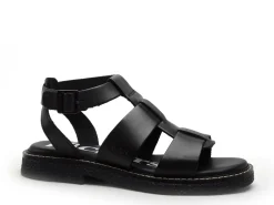Kickers KICKLILA Noir Sandales Plates Femme