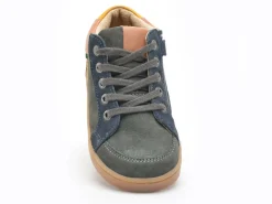 Kickers KICK WEBY Bleu Boots Garçon