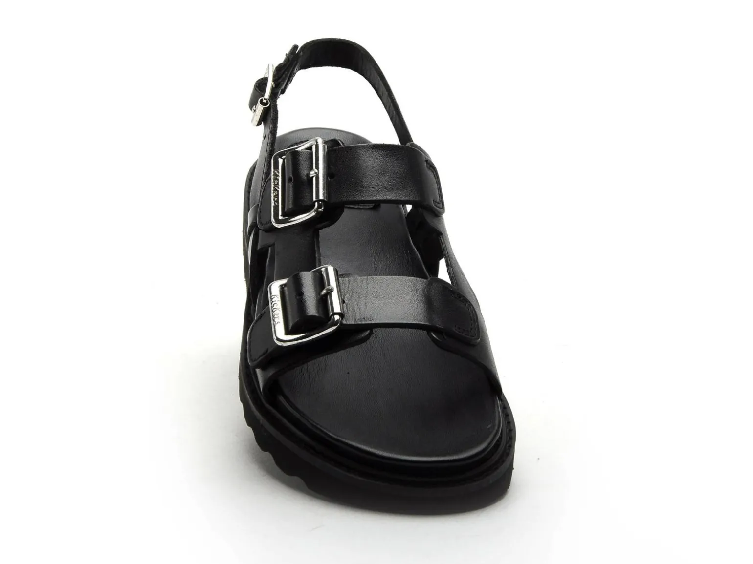 Kickers NEOSUMMER Noir Sandales Plates Femme