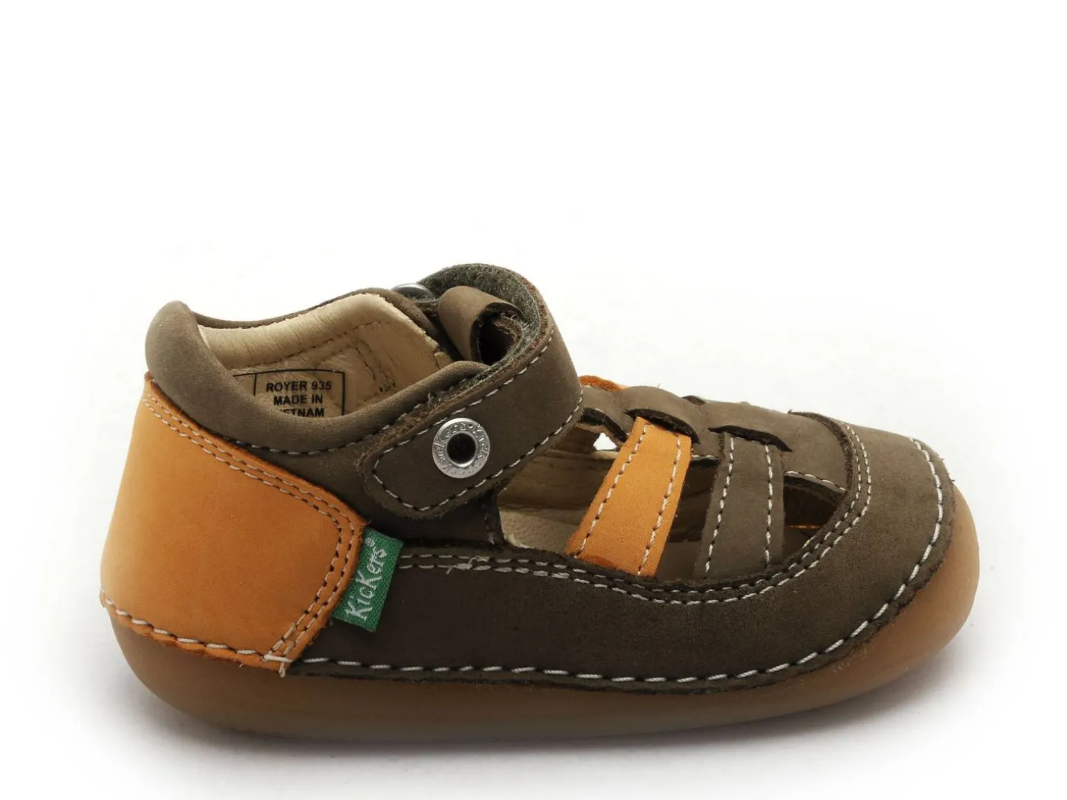 Kickers SUSHY GARCON Kaki Bébé Garçon