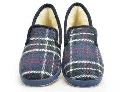 La Maison De L Espadrille Charentaises 7672 8 Bleu Chaussons Homme