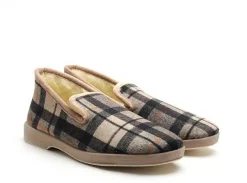 La Maison De L Espadrille Charentaises 7673 7 Beige Chaussons Homme