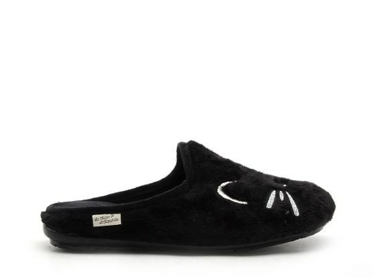 La Maison De L Espadrille Chaussons 9012 7 Noir Chaussons Femme