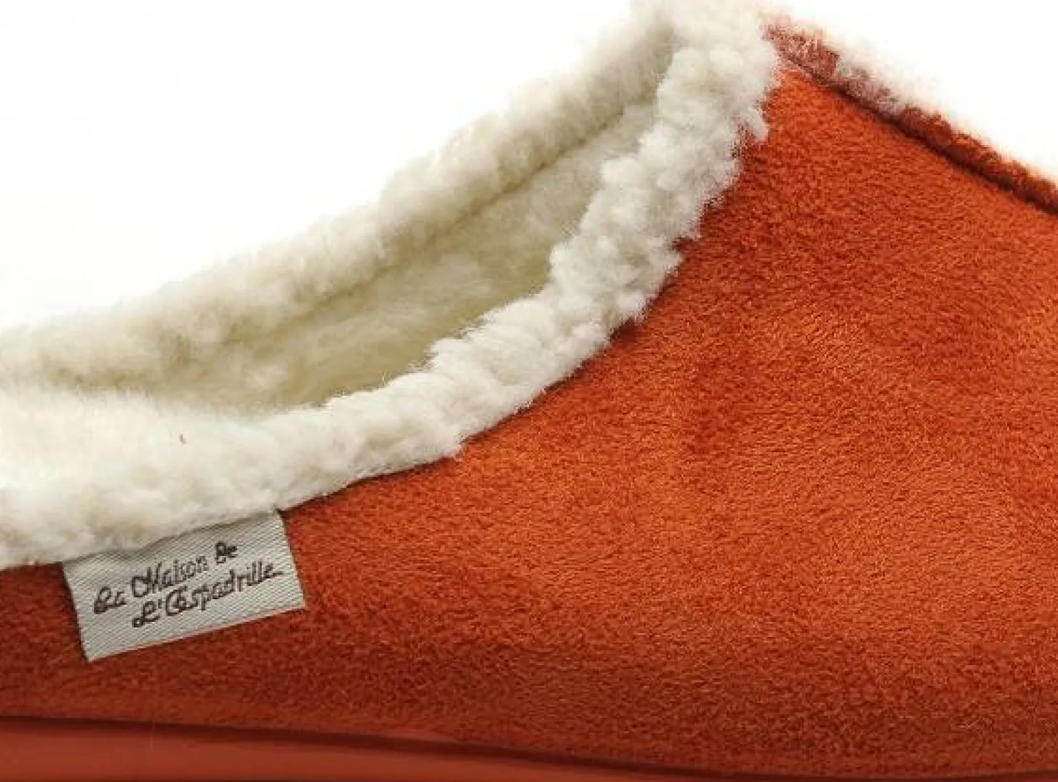 La Maison De L Espadrille Chaussons 9009 7 Orange Chaussons Femme