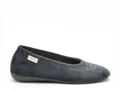 La Maison De L Espadrille Chaussons 6190 8 Noir Chaussons Femme